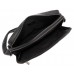 Мужская средняя кожаная черная сумка через плечо мессенджер Royal Bag RB2970051 - Royalbag Фото 7