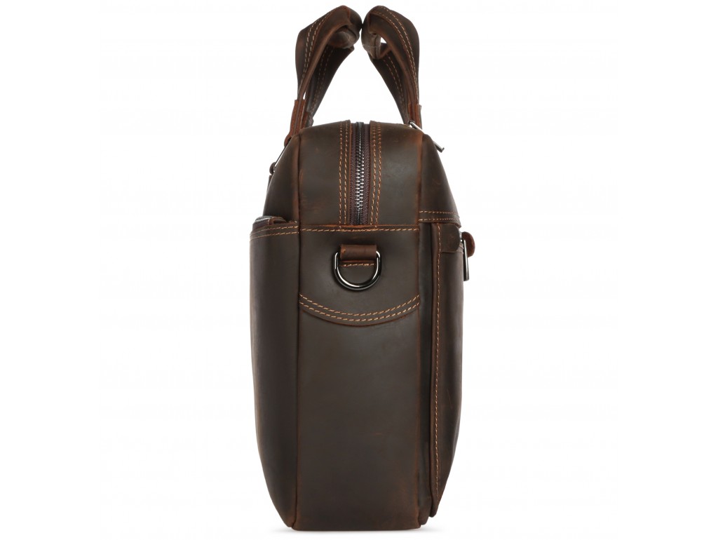 Стильная мужская кожаная сумка матовая Royal Bag RB001R - Royalbag