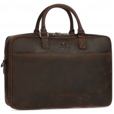 Вместительная кожаная сумка А4 Royal Bag RB026R - Royalbag Фото 2