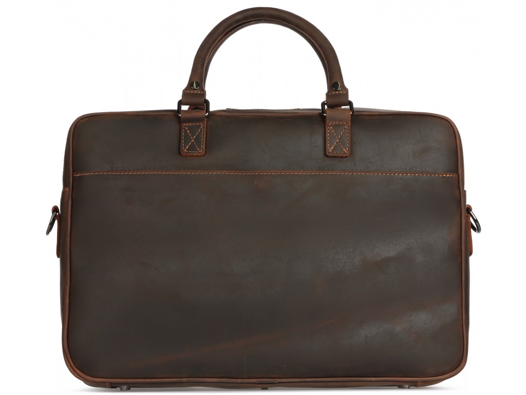 Вместительная кожаная сумка А4 Royal Bag RB026R - Royalbag