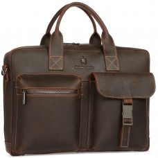 Містка сумка-портфель з натуральної шкіри Royal Bag RB058R - Royalbag Фото 2