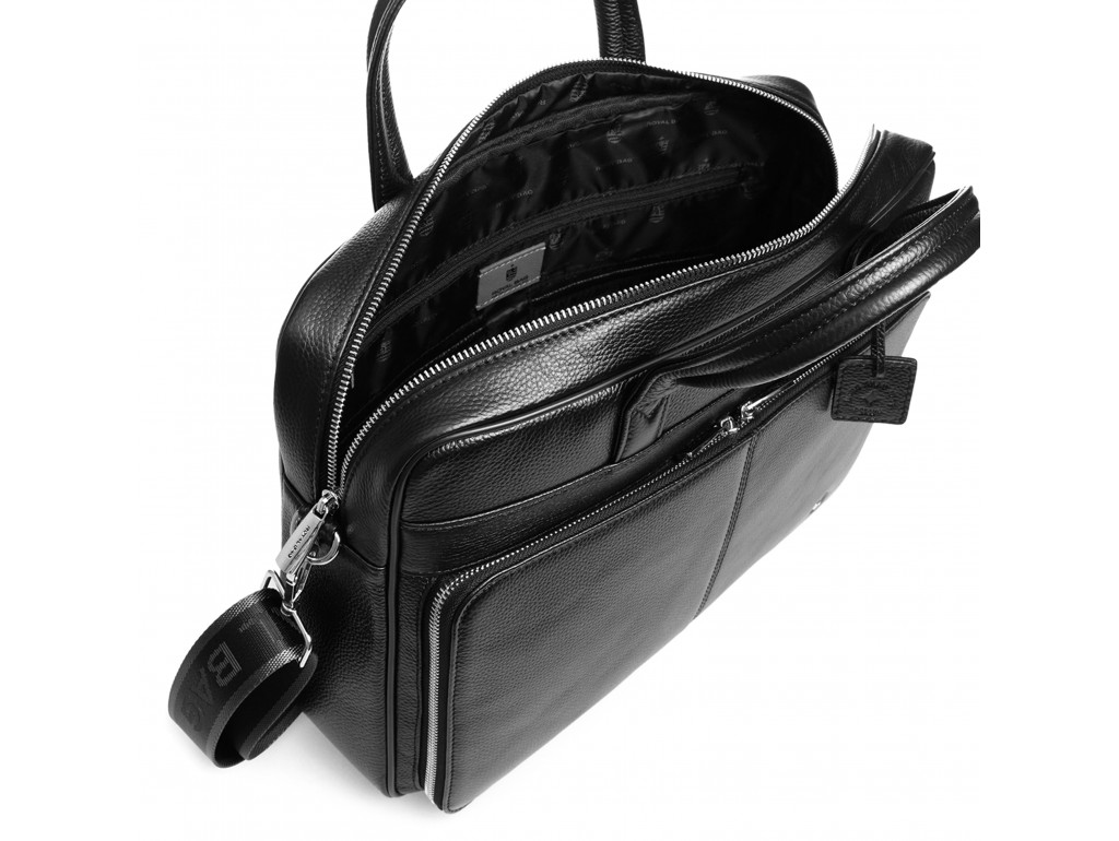 Мужская кожаная деловая сумка-портфель для ноутбука Royal Bag RB50101 - Royalbag