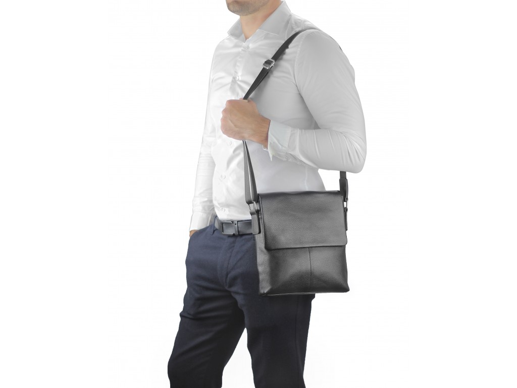 Классическая мужская сумка через плечо на два отделения Tiding Bag A25F-8870A - Royalbag