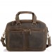 Винтажная сумка для ноутбука коричневая Tiding Bag D4-001G - Royalbag Фото 4