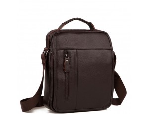 Вместительная сумка через плечо из натуральной кожи Tiding Bag A25-2158C - Royalbag