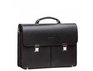 Деловой мужской кожаный портфель два отдела Blamont Bn063A - Royalbag