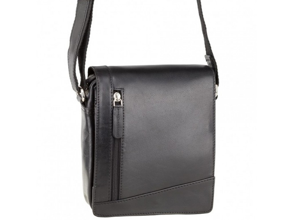Сумка мужская Visconti S7 Messenger Bag A5 (Black) - Royalbag Фото 1