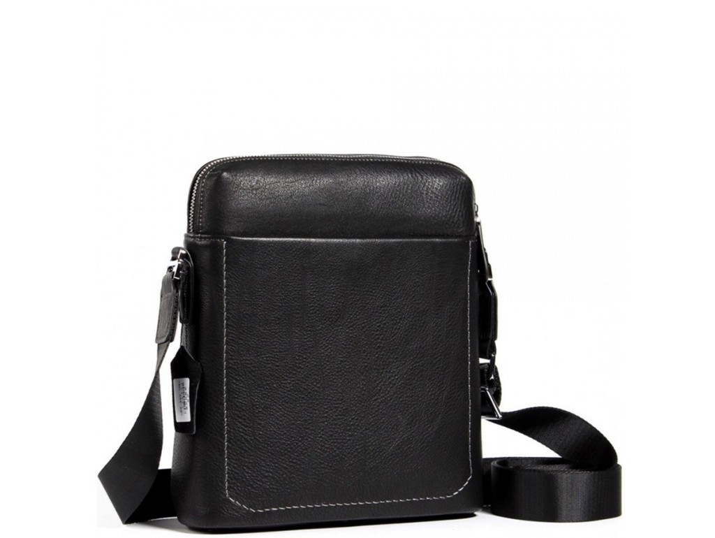 Классическая мужская сумка через плечо натуральная кожа Tiding Bag NM17-9069-2A - Royalbag Фото 1