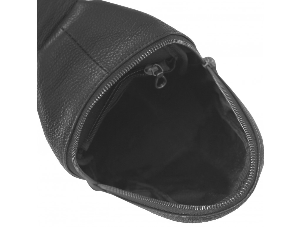 Сумка-слинг черная мужская Tiding Bag 10030A - Royalbag