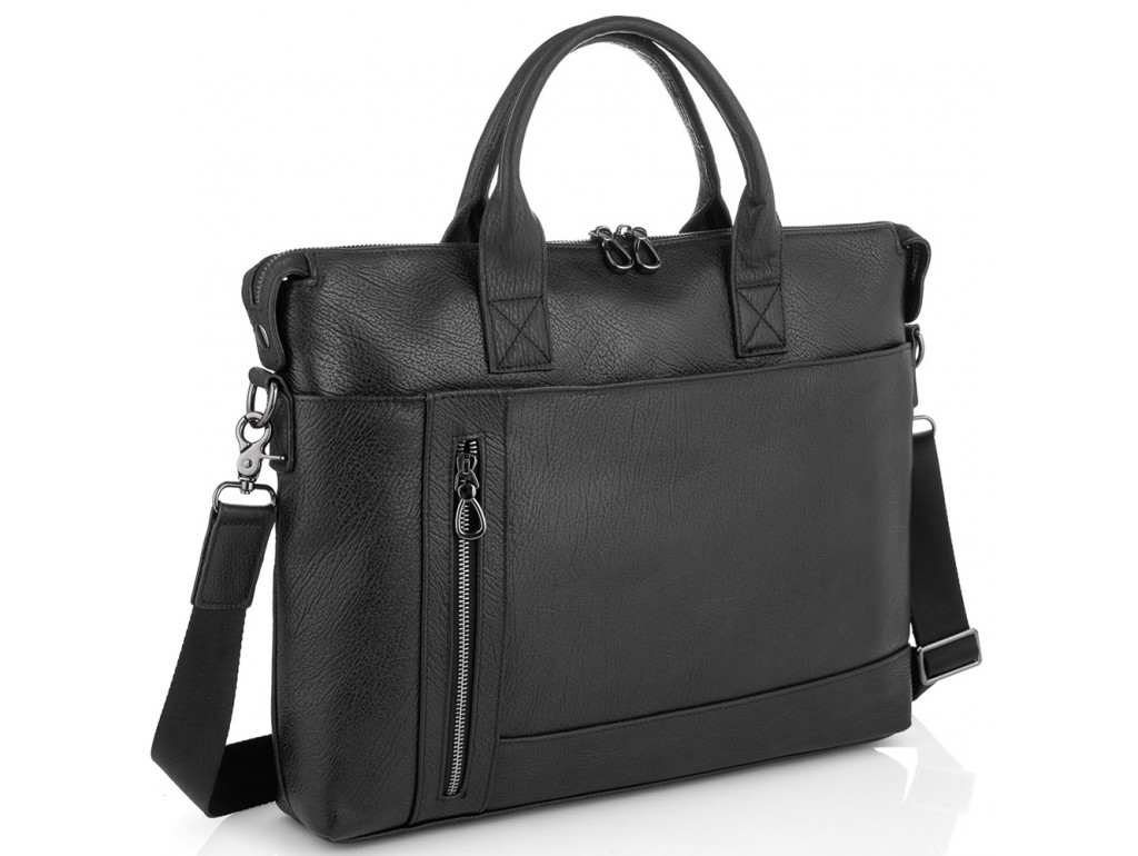 Чоловіча шкіряна сумка для ноутбука 17 дюймів Tiding Bag 120A - Royalbag Фото 1