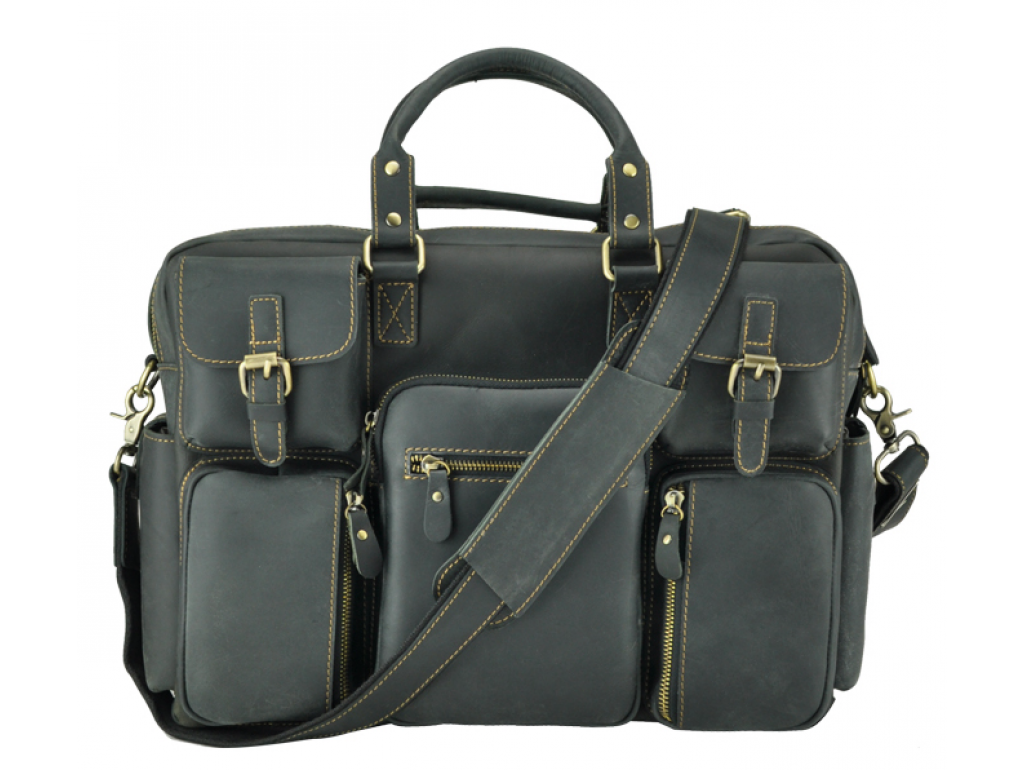 Серая мужская сумка Tiding Bag 7028RA - Royalbag