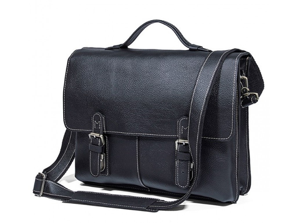 Мужской кожаный портфель TIDING BAG 7090A - Royalbag Фото 1