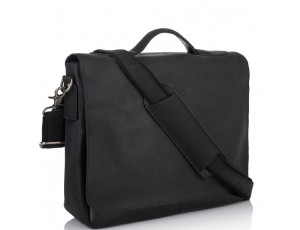 Мужской кожаный мессенджер через плечо для ноутбука и документов Tiding Bag 7108A-1 - Royalbag