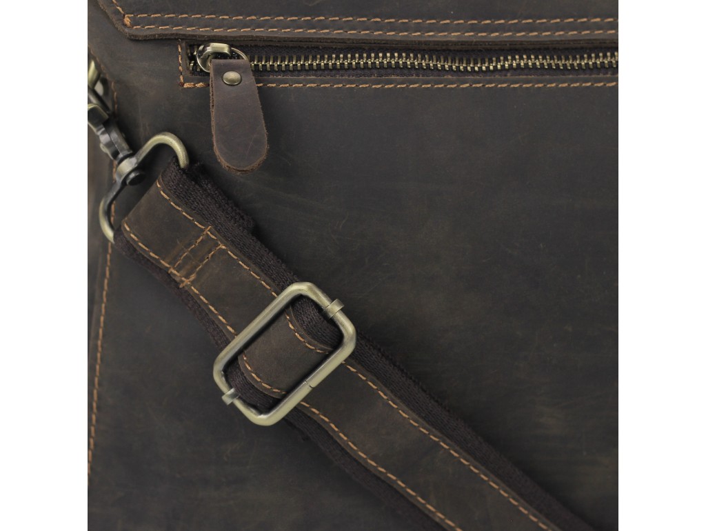 Портфель мужской кожаный в винтажном стиле Tiding Bag 7205R - Royalbag