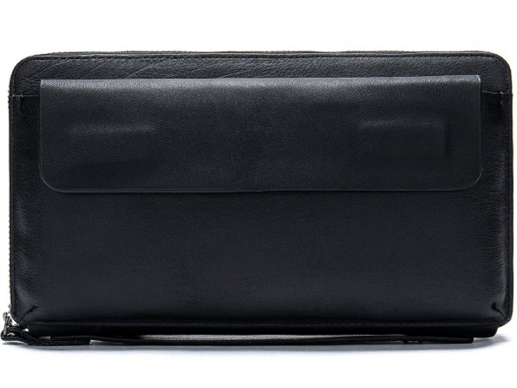 Клатч черный мужской Tiding Bag 8039A - Royalbag