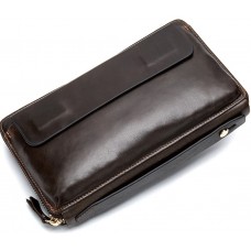 Клатч коричневый Tiding Bag 8039C - Royalbag