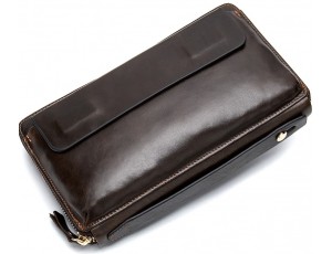 Клатч коричневый Tiding Bag 8039C - Royalbag