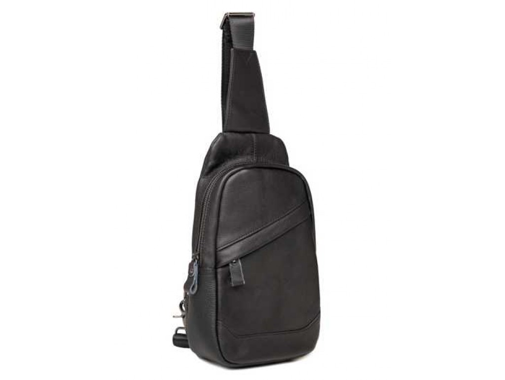 Рюкзак на одно плечо мужской кожаный Tiding Bag 8437A - Royalbag Фото 1