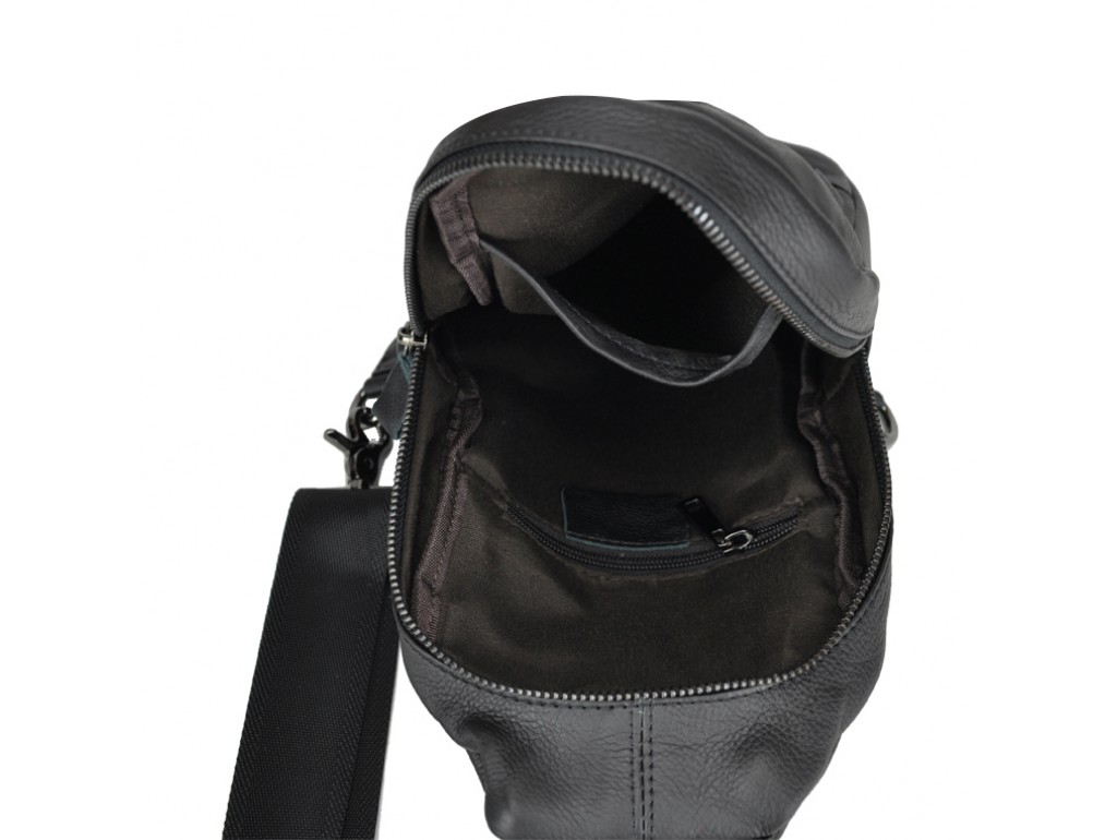 Рюкзак на одно плечо мужской кожаный Tiding Bag 8437A - Royalbag