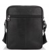 Класична чоловіча шкіряна сумка через плече чорна Tiding Bag 8721A - Royalbag Фото 4