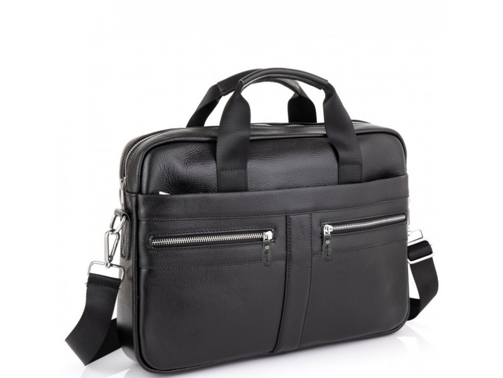 Шкіряна сумка для ноутбука чоловіча Tiding Bag A25-1120A - Royalbag Фото 1