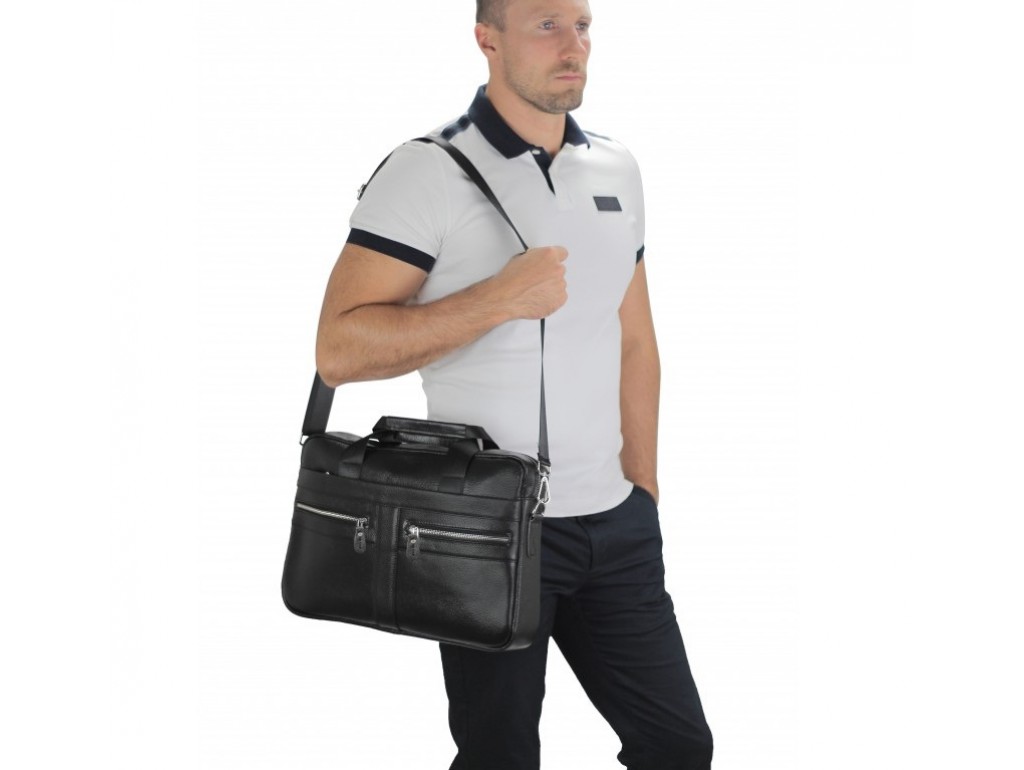 Шкіряна сумка для ноутбука чоловіча Tiding Bag A25-1120A - Royalbag