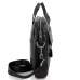 Сумка для ноутбука кожаная мужская черная Tiding Bag A25-1127A - Royalbag Фото 5