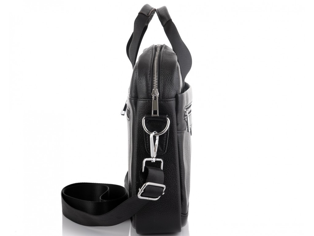 Мужская кожаная деловая сумка для ноутбука Tiding Bag A25-1128-1A - Royalbag