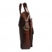 Уцінка! Ділова шкіряна сумка для документів і ноутбука коричнева Tiding Bag A25-1131C-5 - Royalbag Фото 4