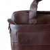 Уценка! Деловая кожаная сумка для документов и ноутбука коричневая Tiding Bag A25-1131C-5 - Royalbag Фото 5