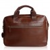 Уценка! Деловая кожаная сумка для документов и ноутбука коричневая Tiding Bag A25-1131C-5 - Royalbag Фото 3