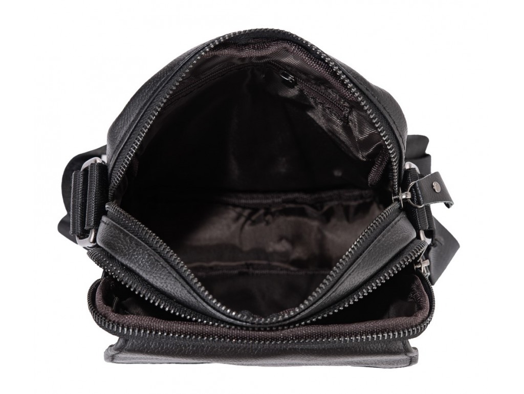 Маленька чоловіча шкіряна сумка через плече Tiding Bag A25-1169A - Royalbag