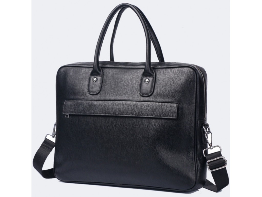 Мужская кожаная сумка-портфель для документов и ноутбука Tiding Bag A25-17611A - Royalbag Фото 1