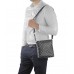 Мужская сумка через плечо черная фактурная Tiding Bag A25-6106A - Royalbag Фото 3