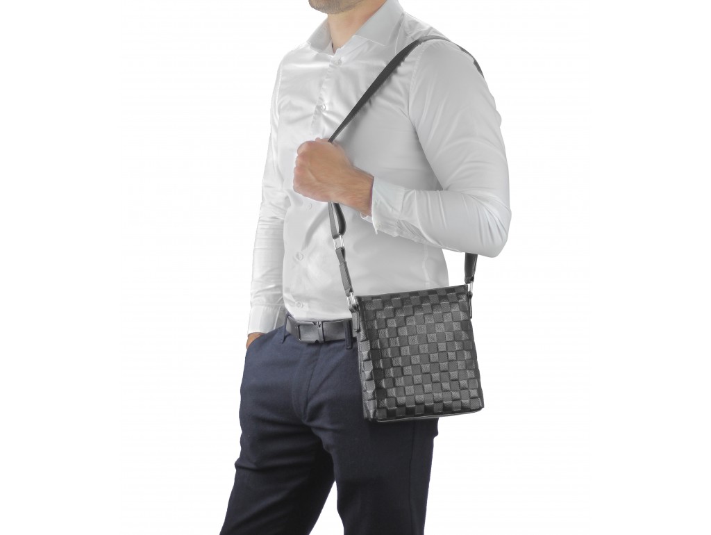 Чоловіча сумка через плече шкіряна Tiding Bag A25-6106A - Royalbag
