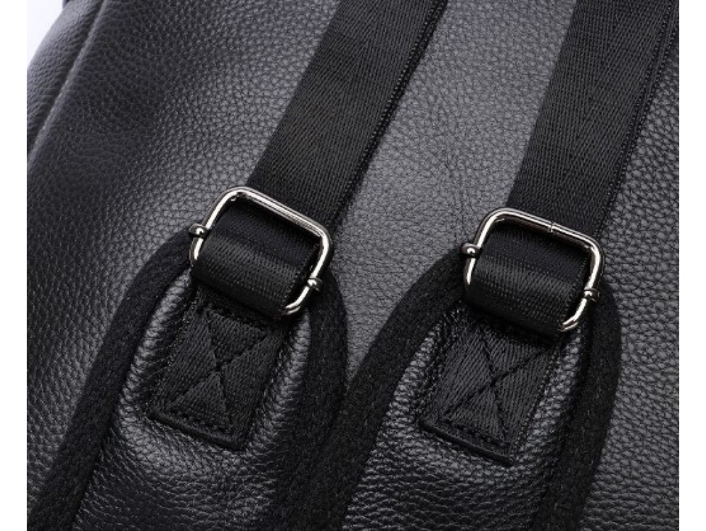 Рюкзак мужской кожаный черный Tiding Bag A25F-11685A - Royalbag