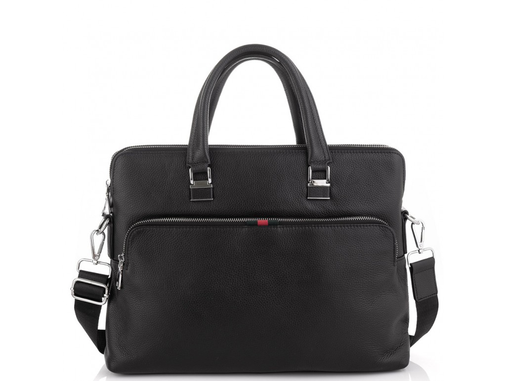 Чорна сумка для ноутбука чоловіча Tiding Bag A25F-17621A - Royalbag