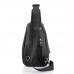 Кожаный черный слинг через плечо Tiding Bag A25F-5058A - Royalbag Фото 5