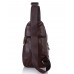 Мужской кожаный слинг через плечо коричневый Tiding Bag A25F-5427B - Royalbag Фото 4