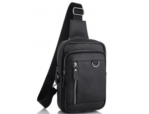 Мужской кожаный рюкзак на одну лямку через плечо Tiding Bag A25F-6315A - Royalbag