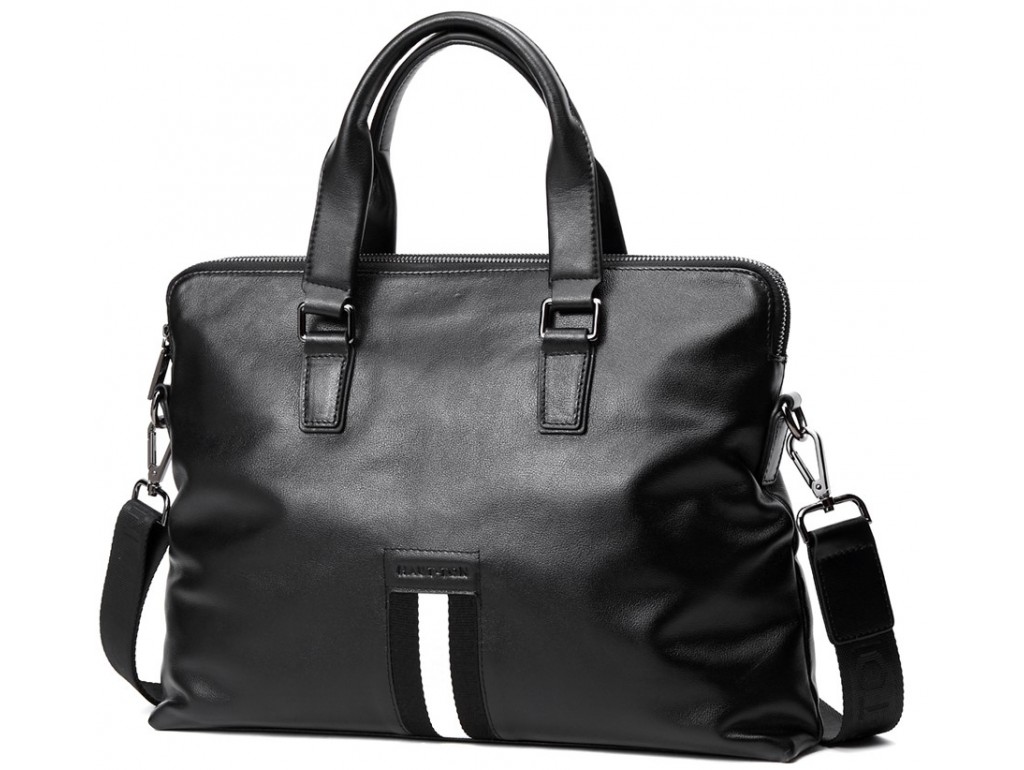 Стильная повседневная мужская кожаная сумка Tiding Bag A25F-66001A - Royalbag Фото 1