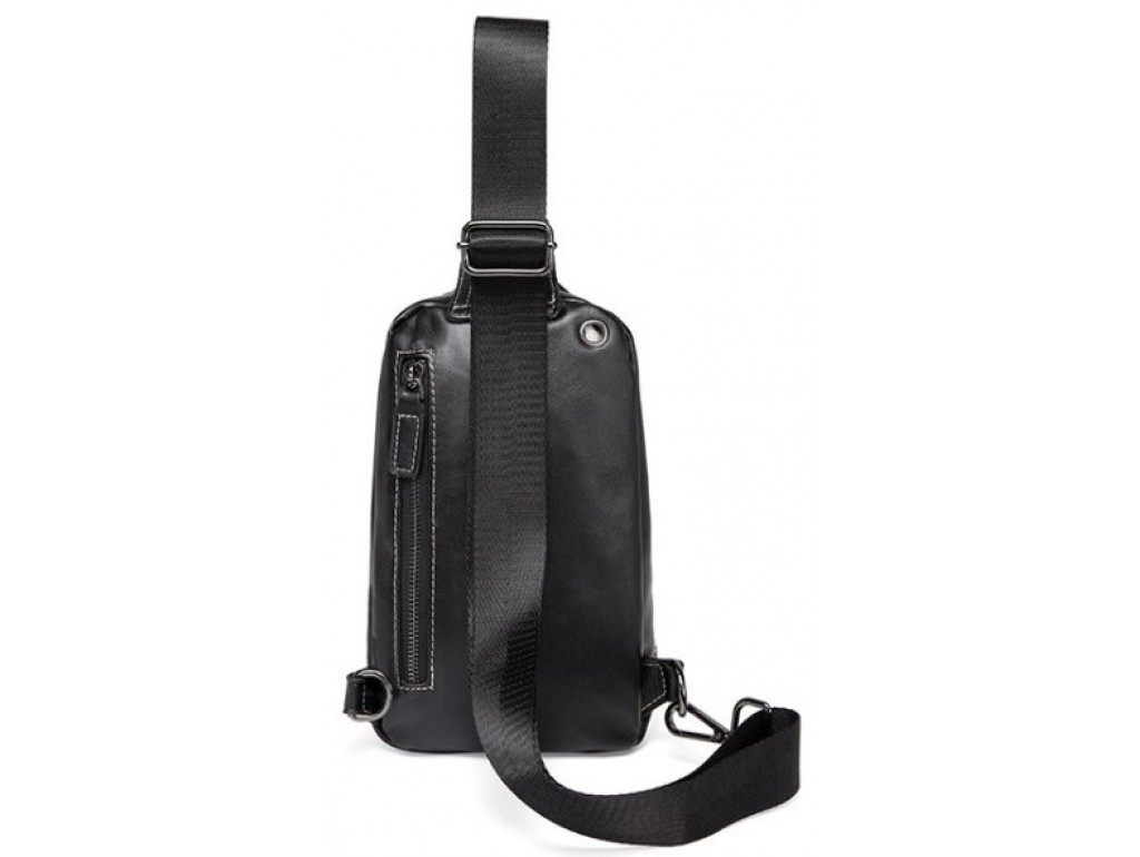 Мужской кожаный рюкзак-слинг нагрудный Tiding Bag A25F-688A - Royalbag