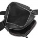 Мужская кожаная сумка через плечо маленькая черная Tiding Bag A25F-8017A - Royalbag Фото 5