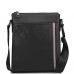 Мужская кожаная сумка через плечо черная Tiding Bag A25F-8867A - Royalbag Фото 4