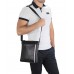 Мужская кожаная сумка через плечо черная Tiding Bag A25F-8867A - Royalbag Фото 3