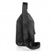 Мужской черный кожаный слинг на плечо Tiding Bag A25F-FL-0219A - Royalbag Фото 4