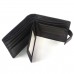 Чоловічий середній шкіряний портмоне Tiding Bag A7-208-2A чорного кольору на кнопці. - Royalbag Фото 3