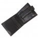 Чоловіче середнє шкіряне портмоне Tiding Bag A7-259-2A чорного кольору з коричневою вставкою. - Royalbag Фото 3