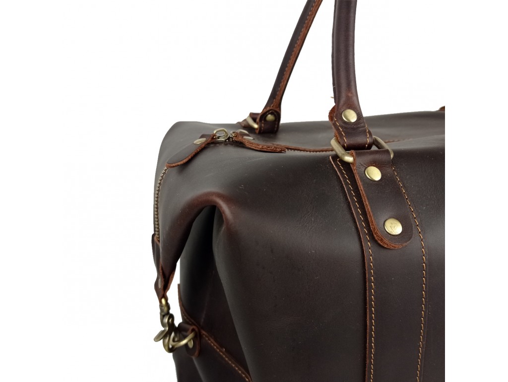 Сумка дорожная из матовой винтажной кожи Tiding Bag B2-001R - Royalbag