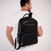 Чоловічий шкіряний рюкзак для ноутбука чорний Tiding Bag B3-154A - Royalbag Фото 3